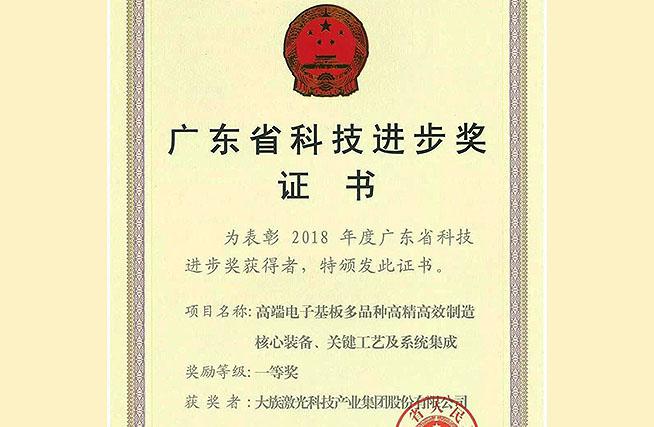 喜讯！ca888亚洲城激光荣获广东省科技进步奖一等奖